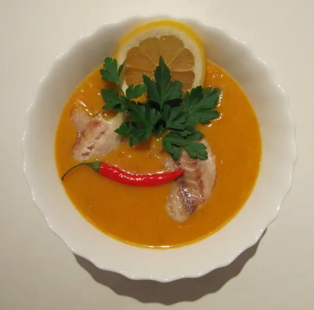 Foto von Englische Mulligatawny Suppe – fertig angerichtet