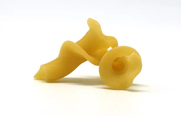 Foto von Italienische Campanelle in Pilzrahm – fertig angerichtet