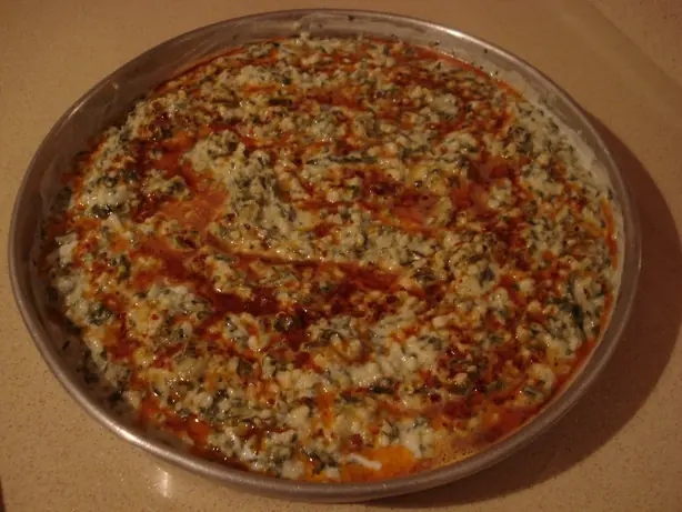 Foto von Persisches Borani mit Aubergine – fertig angerichtet