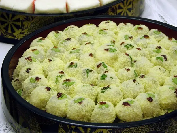 Foto von Koreanische Bupyeon Reiskuchen – fertig angerichtet