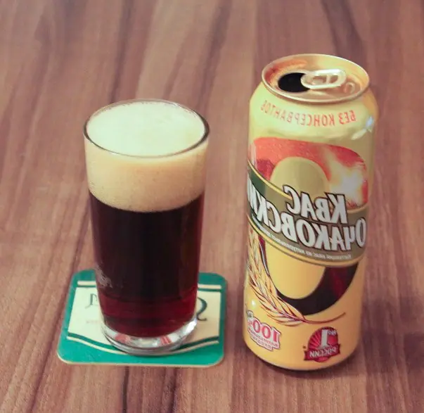 Foto von Russischer Brot-Kwas selbstgemacht – fertig angerichtet