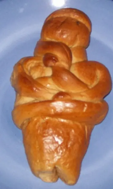 Foto von Griechische Lazarakia Brötchen – fertig angerichtet