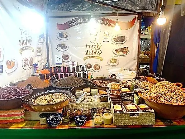 Foto von Mexikanische Mole Poblano klassisch – fertig angerichtet