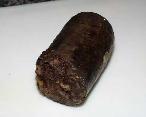 Foto von Spanische Gebratene Morcilla de Burgos – fertig angerichtet