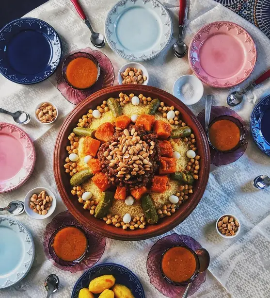 Moroccan cuscus, from Casablanca, September 2018 – Foto: Lmmima (CC BY-SA 4.0)