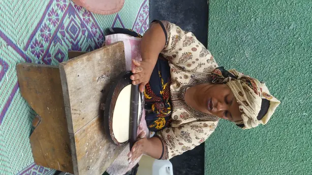 Foto von Indisches Chapati Fladenbrot (2) – fertig angerichtet