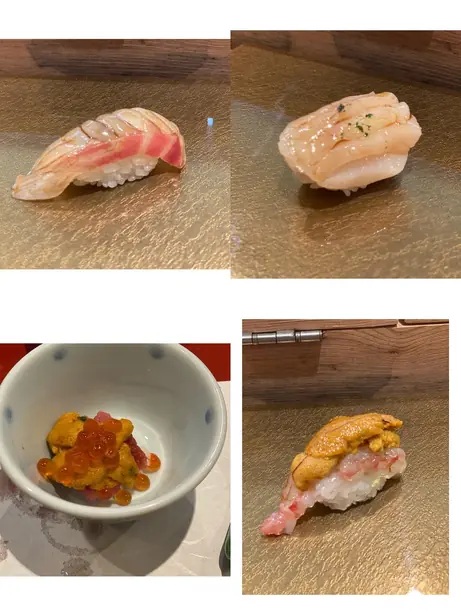 Foto von Japanisches Omakase Sushi-Set – fertig angerichtet