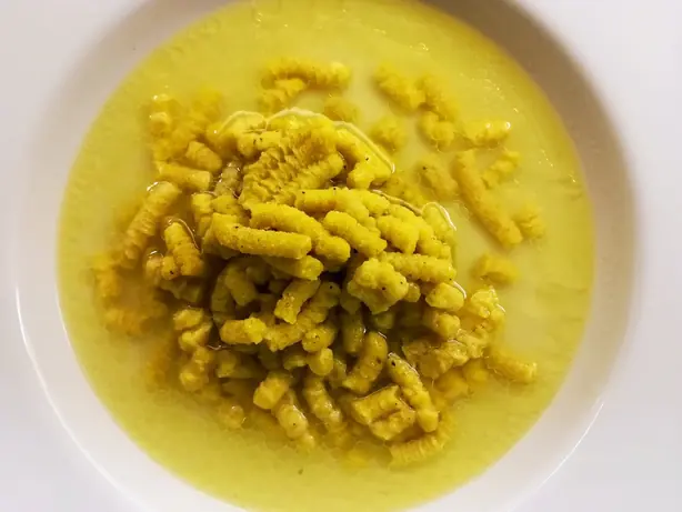 Foto von Italienische Passatelli in Brodo – fertig angerichtet