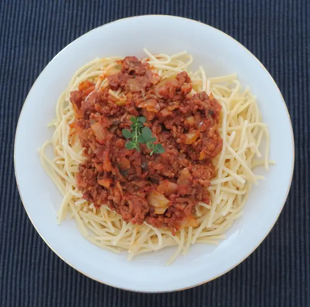 Foto von Klassische Österreichische Pasta Schutta – fertig angerichtet