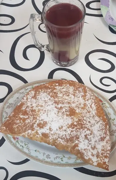 Foto von Bolivianisches Api Maisgetränk – fertig angerichtet