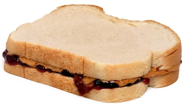 Foto von Hausgemachte Erdnussbutter klassisch – fertig angerichtet