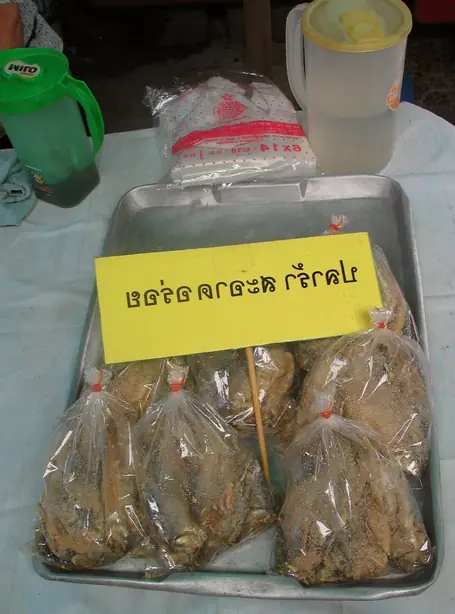 Foto von Thailändische Fischpaste Pla Raa – fertig angerichtet