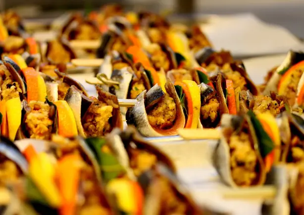 Foto von Sizilianische Sarde a beccafico – fertig angerichtet