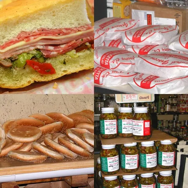 Foto von Das Original New Orleans Muffuletta Sandwich – fertig angerichtet