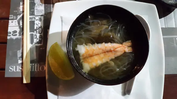 Foto von Isländische Garnelensuppe (Rækjusúpa) – fertig angerichtet