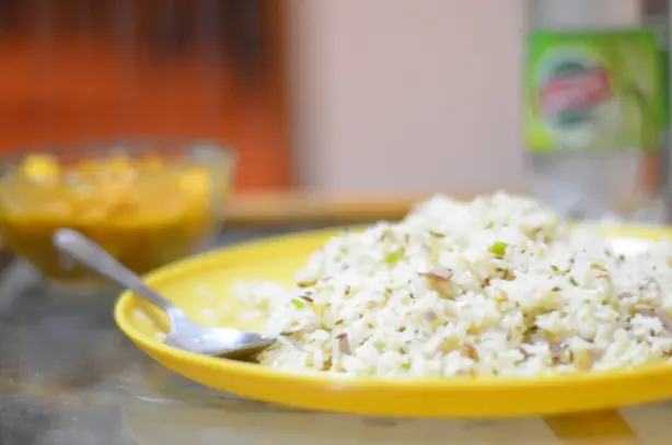 Foto von Jeera Rice – Aromatischer indischer Kreuzkümmel-Reis – fertig angerichtet