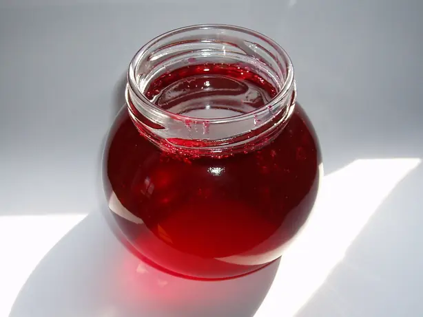 Foto von Klassische Englische Johannisbeersauce (Redcurrant Sauce) – fertig angerichtet