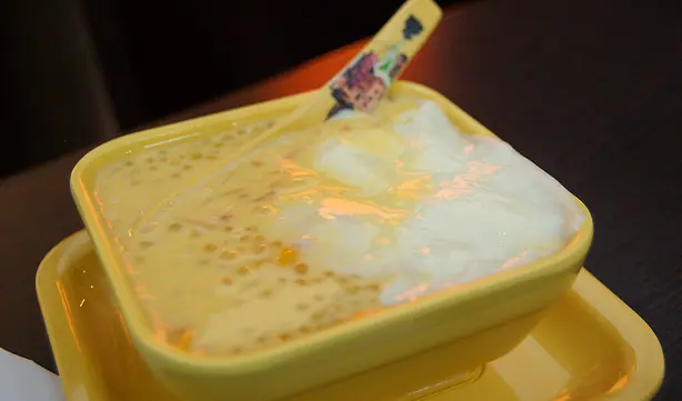 Foto von Mango Pomelo Sago – Der erfrischende Dessert-Klassiker aus Hong Kong – fertig angerichtet