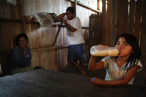 Foto von Masato de Yuca – Das legendäre fermentierte Maniok-Getränk aus dem Amazonas – fertig angerichtet