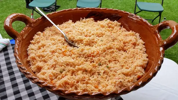 Foto von Mexikanischer Reis (Spanish Rice) – fertig angerichtet