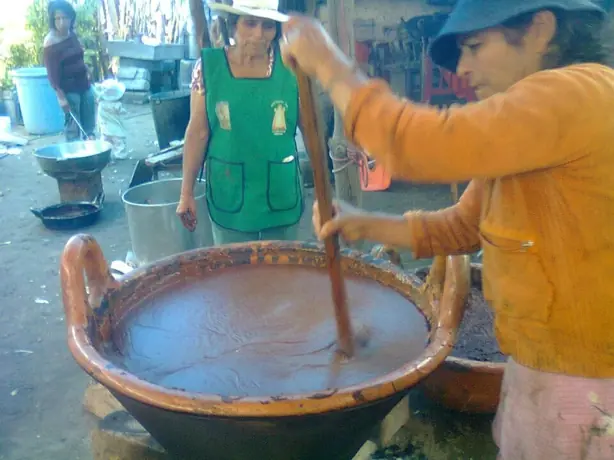 Foto von Original Mexikanische Mole Poblano – Der König der Saucen – fertig angerichtet