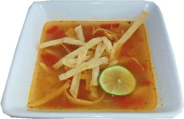 Foto von Original Sopa de Lima aus Yucatán – fertig angerichtet
