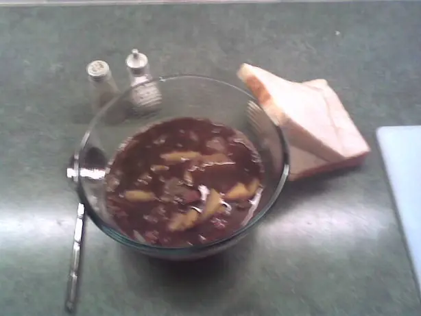 Foto von Panackelty (Nordenglischer Corned Beef Auflauf) – fertig angerichtet