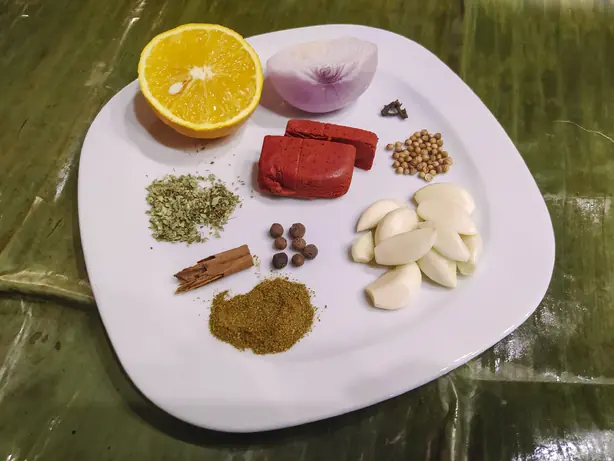 Foto von Recado Rojo (Yucatan-Gewürzpaste) – fertig angerichtet