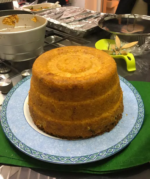 Foto von Sartù di Riso (Neapolitanischer Reis-Auflauf) – fertig angerichtet