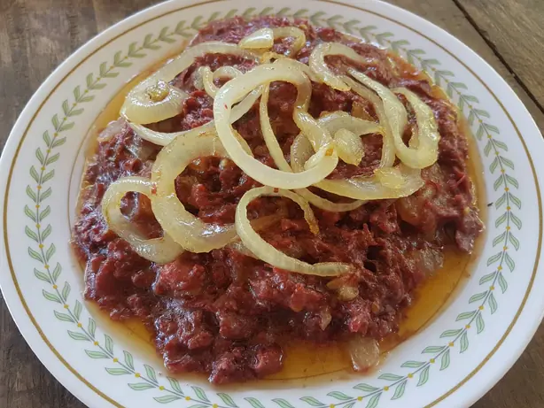Foto von Sinabawang Corned Beef (Filipino Corned Beef Soup) – fertig angerichtet