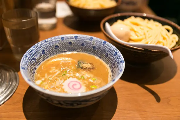 Foto von Tsukemen (Japanische Dip-Ramen) – fertig angerichtet