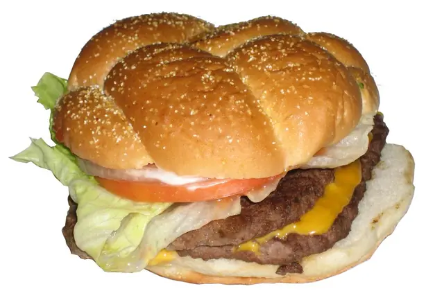 Foto von Wendy’s Bacon Deluxe Burger – fertig angerichtet