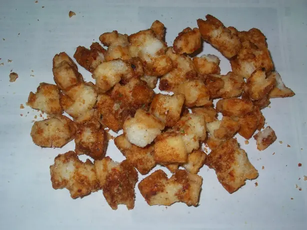 Foto von Gebratener Mochi-Snack – fertig angerichtet