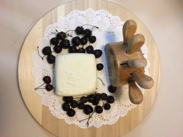 Foto von Akkawi-Käse selbst gemacht – fertig angerichtet