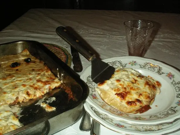 Foto von Al Forno Pasta – fertig angerichtet