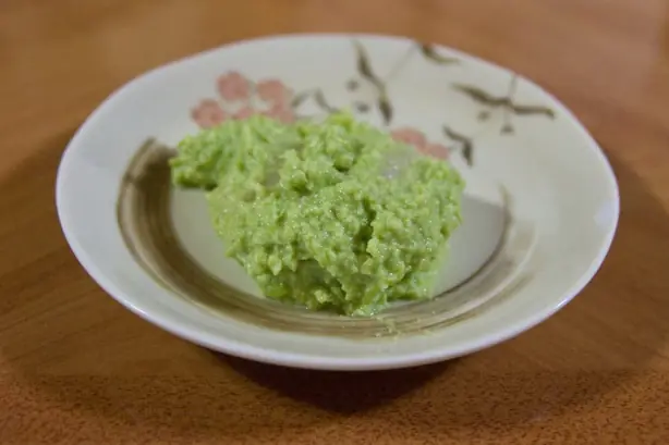 Foto von Japanische Zunda Mochi klassisch – fertig angerichtet